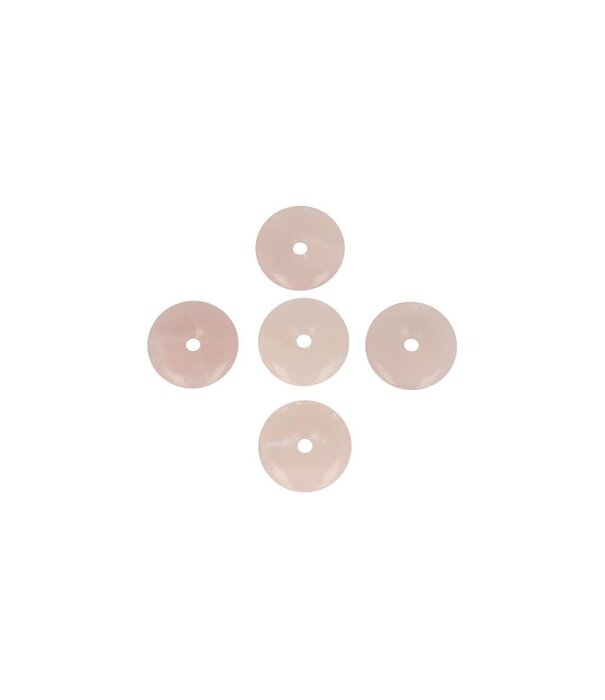 Rozenkwarts Donut  Hanger  3cm (5 stuks)