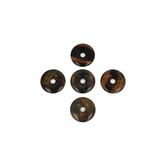 Tijgeroog Donut  Hanger  3cm (5 stuks)