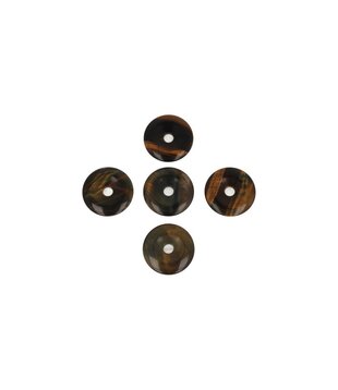 Tijgeroog Donut  Hanger  3cm (5 stuks)