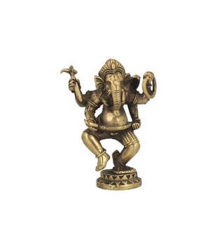 Ganesha dansend met ring 6cm