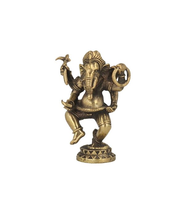 Ganesha dansend met ring 6cm
