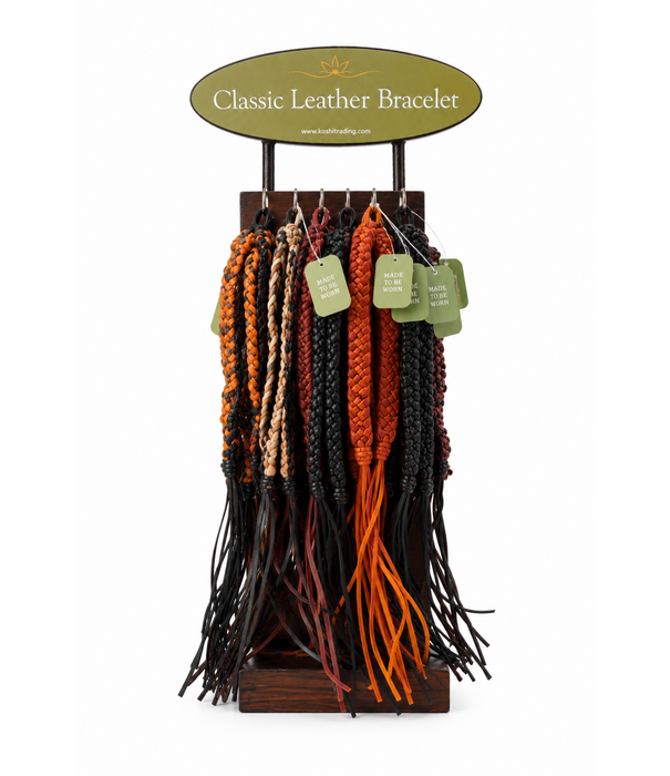 Kosha Trading Armband Leer Display (72st)