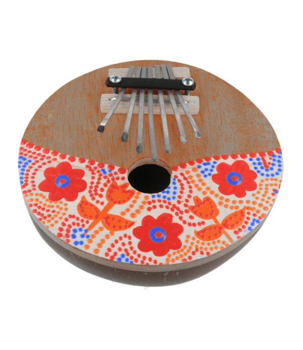 Kalimba Aboriginal Bloemen van Kokosnoot