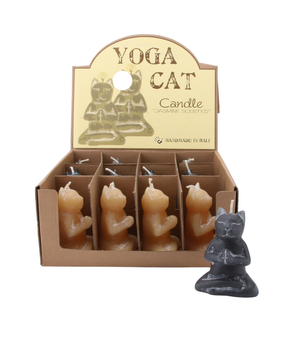 Kaars Yoga Kat Jasmin ( Display12 stuks )