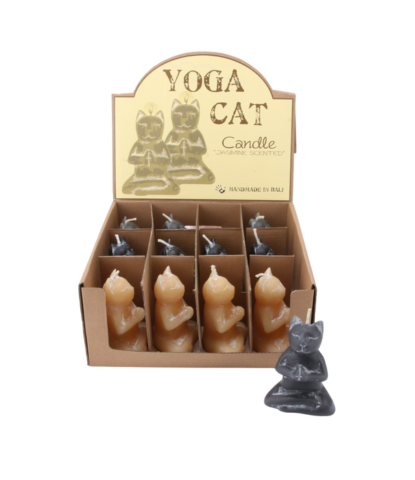 Kaars Yoga Kat Jasmin ( Display12 stuks )