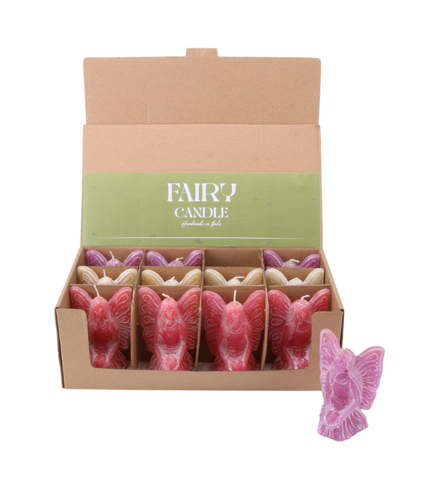 Kaars Fairy Jasmijn ( Display12 stuks )