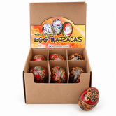 Houten Maracas Eivorm small ( Display12 stuks )