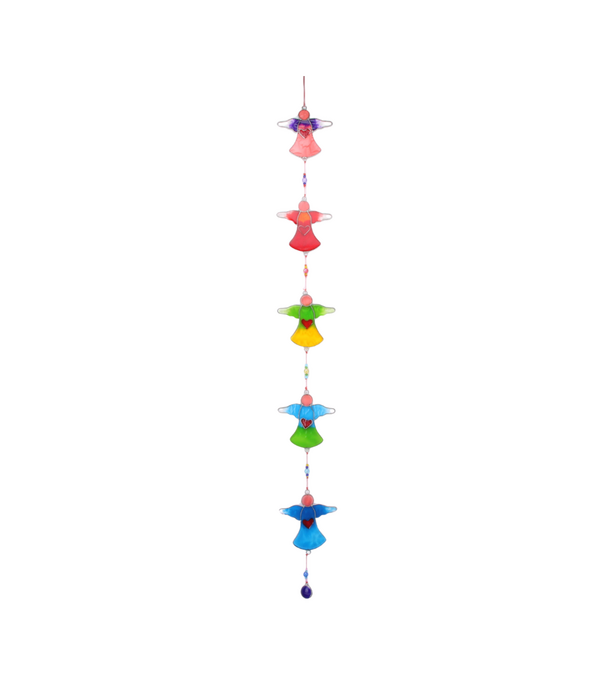 Suncatcher 5 Engelen ( 6 stuks )