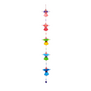 Suncatcher 5 Engelen ( 6 stuks )