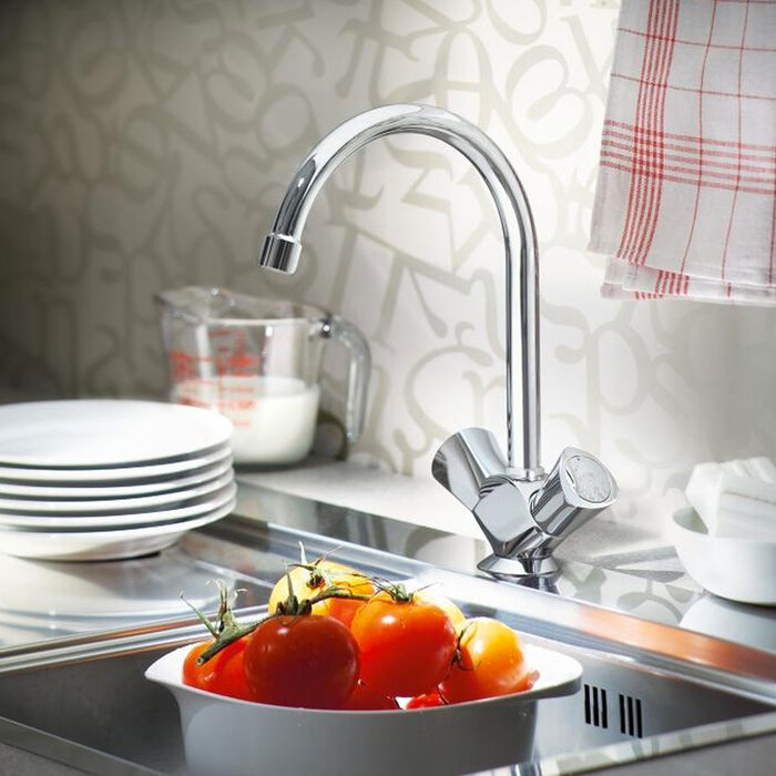 Grohe Costa L keukenkraan hoge uitloop, chroom