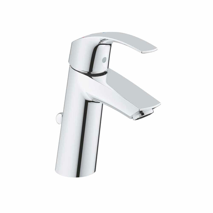 Grohe Eurosmart ES wastafelmengkraan M-size met waste chroom