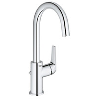 Grohe BauFlow wastafelmengkraan L-size met waste chroom