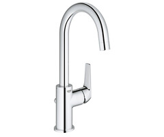 Grohe BauFlow wastafelmengkraan L-size met waste chroom