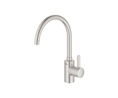 Grohe Eurosmart Cosmopolitan keukenmengkraan met draaibare uitloop supersteel