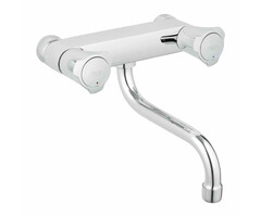 Grohe Costa-L keukenmengkraan wandmodel met onderuitloop hoh 150 mm chroom