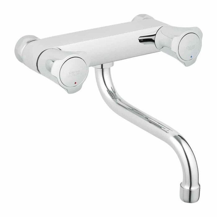 Grohe Costa-L keukenmengkraan wandmodel met onderuitloop hoh 150 mm chroom