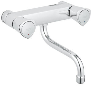 Grohe Costa-S keukenmengkraan wandmodel met onderuitloop hoh 150 mm chroom