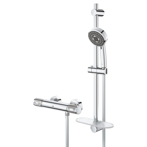 Grohe QuickFix Precision Feel met glijstangset chroom