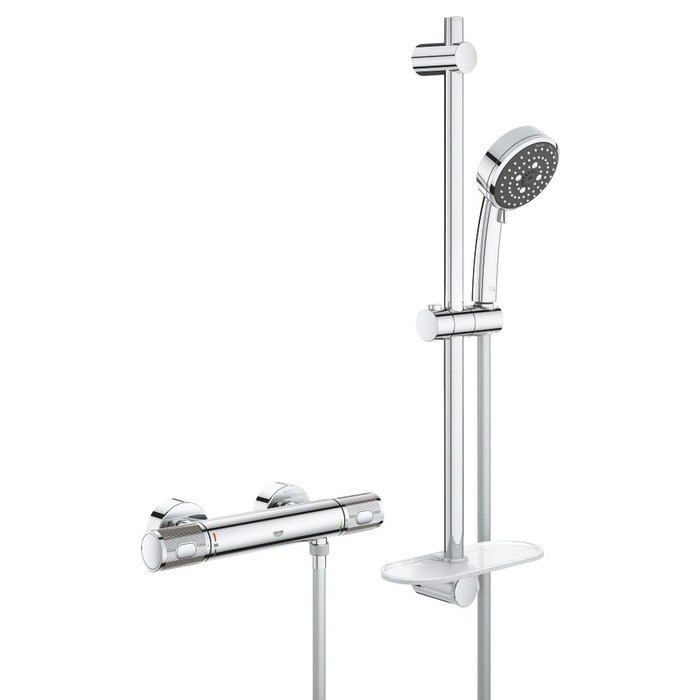 Grohe QuickFix Precision Feel met glijstangset chroom
