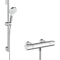 Hansgrohe Crometta  1001 CL doucheset 65 cm wit/chroom