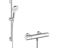 Hansgrohe Crometta  1001 CL doucheset 65 cm wit/chroom