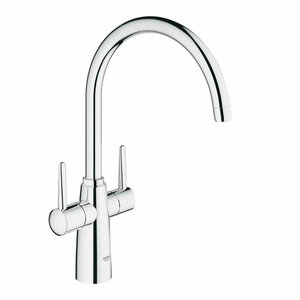 Grohe Ambi keukenmengkraan met hoge uitloop