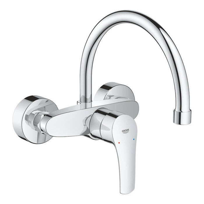 Grohe Eurosmart keukenmengkraan wandmontage chroom