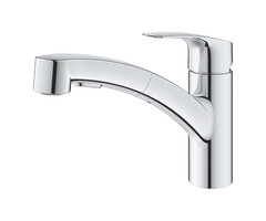 Grohe Eurosmart Keukenkraan met uittrekbare uitloop - chroom