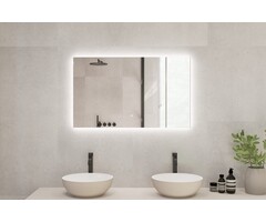 Badkamerspiegel  Rechthoek 80 x 60 cm - Anti-Condens & LED Dimbaar