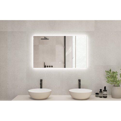 Badkamerspiegel Rechthoek 140 x 80 cm - Anti-Condens & LED Dimbaar