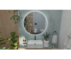 Badkamerspiegel - ø 120 cm - Anti-Condens & LED Dimbaar