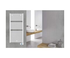 DRL radiatoren E-comfort Claudia 1200x500mm Ral 9016 inclusief thermostaat 700 Watt