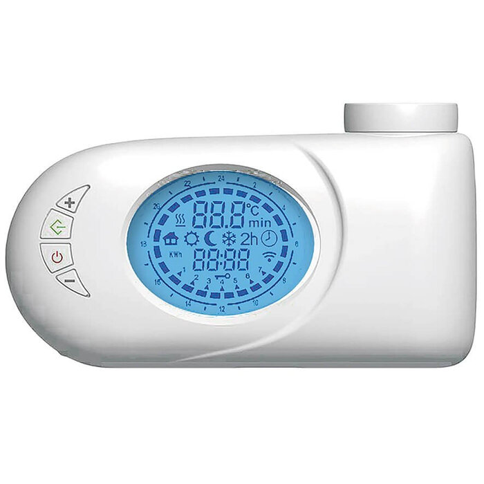 DRL radiatoren E-comfort Claudia 1200x500mm Ral 9016 inclusief thermostaat 700 Watt