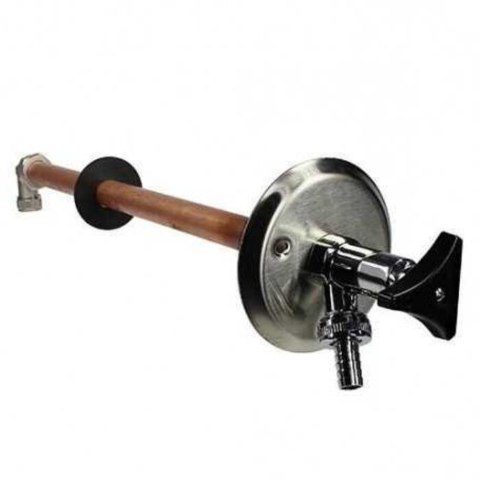 Vorstvrije buitenkraan chroom 15 x 3/4" - lengte 35 cm