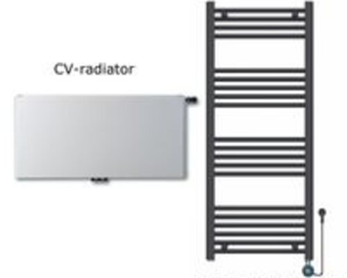 CV of elektrisch verwarmen in de badkamer