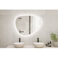 Badkamerspiegel - Jaimii - 80x55 cm - Led dimbaar en Anti-condens Badkamerspiegel - Jaimii - 80x55 cm - Led dimbaar en Anti-condens