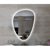 Badkamerspiegel - Jaimii - 80x55 cm - Led dimbaar en Anti-condens Badkamerspiegel - Jaimii - 80x55 cm - Led dimbaar en Anti-condens