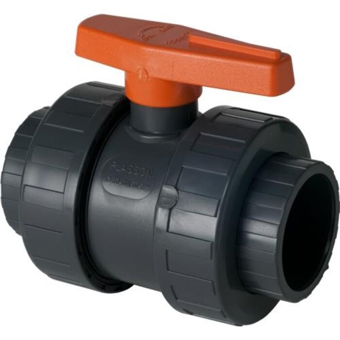 Plasson-PVC Kogelkraan 25mm - 2x wartel