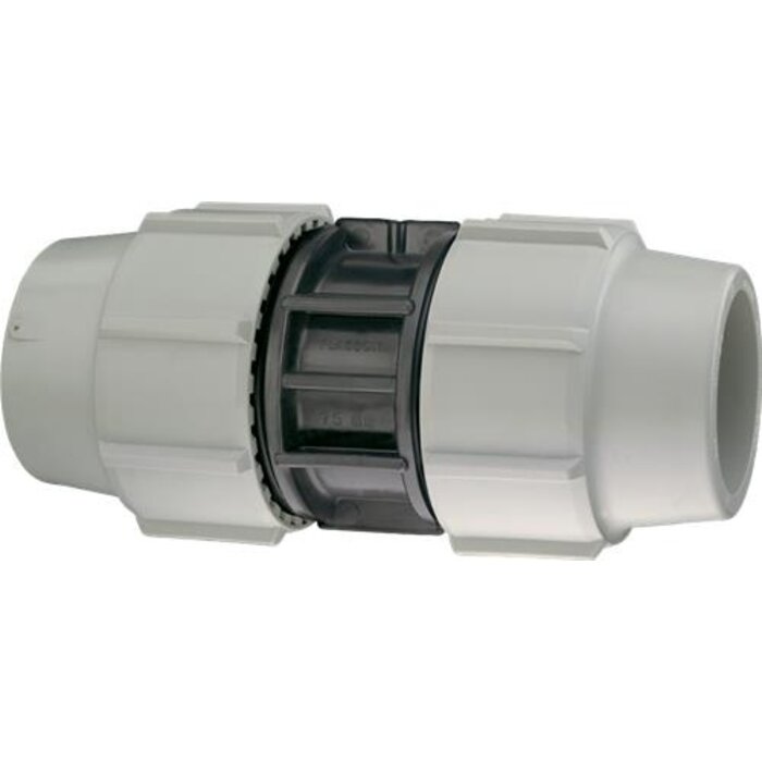 Plasson rechte tyleen koppeling 63mm