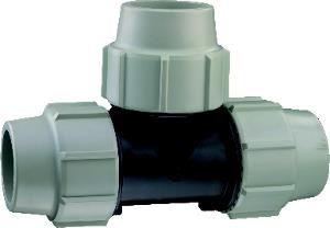 Plasson tyleen T-stuk 16mm - 90°