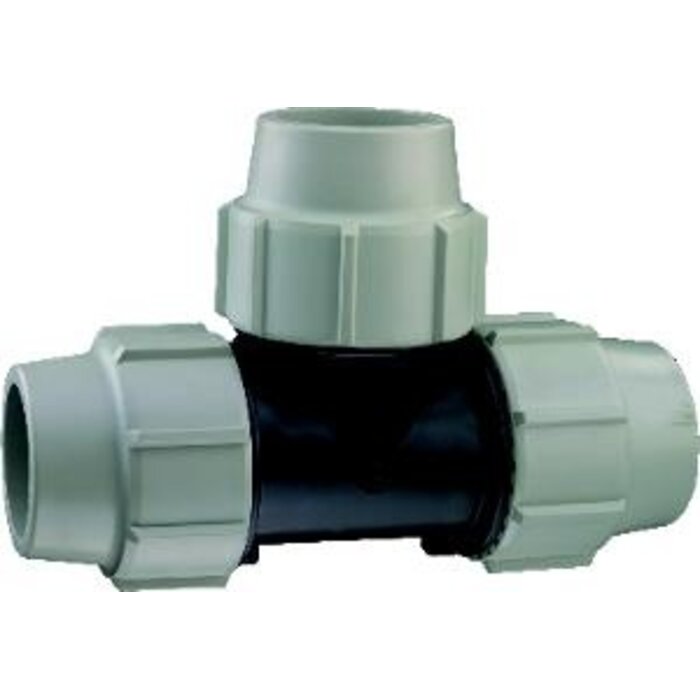Plasson tyleen T-stuk 32mm - 90°