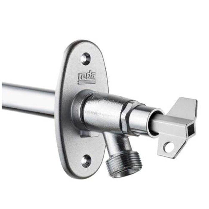 RADA Vorstvrije buitenkraan chroom 15 x 3/4" - lengte 35 cm