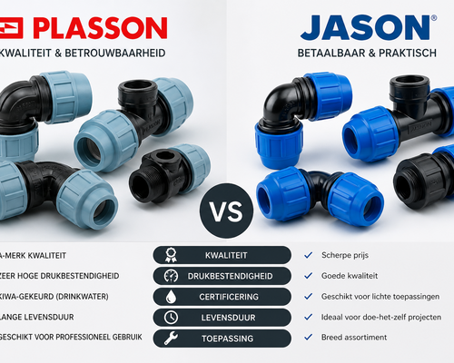 Plasson vs. Jason: Welke tyleenkoppeling kies jij?