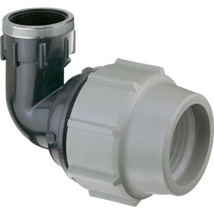 Plasson Overgangsknie 20mm x 3/4" 90° Bi.dr.