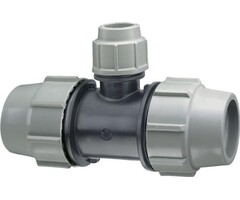Plasson tyleen T-stuk 20x16x20mm - 90°