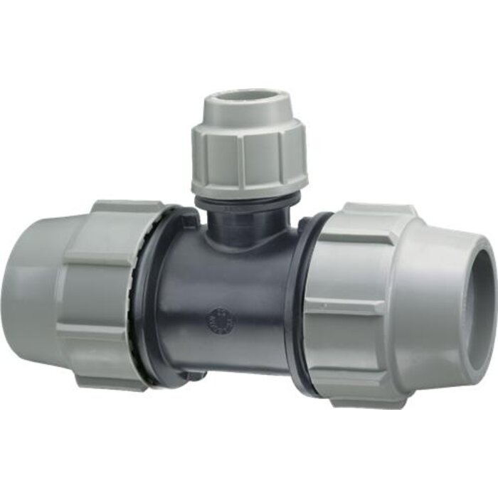 Plasson tyleen T-stuk 20x16x20mm - 90°