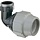 Plasson Overgangsknie 25mm x 1" 90° Bi.dr.