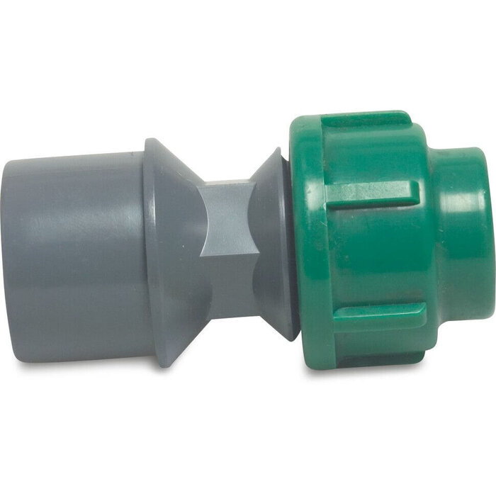 VDL Overgangssok PVC-U/PP 25/32 mm x 16 mm lijmmof/spie