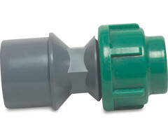 VDL Overgangssok PVC-U/PP 25/32 mm x 20 mm lijmmof/spie