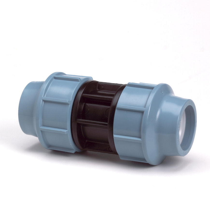 Unidelta Koppeling PP 40 mm knel 16bar zwart/blauw